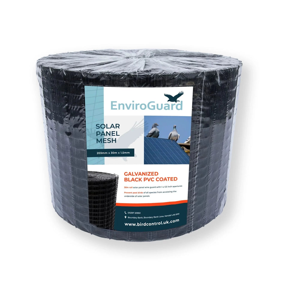 PVC Coated Solar Mesh Bird Deterrent Kit