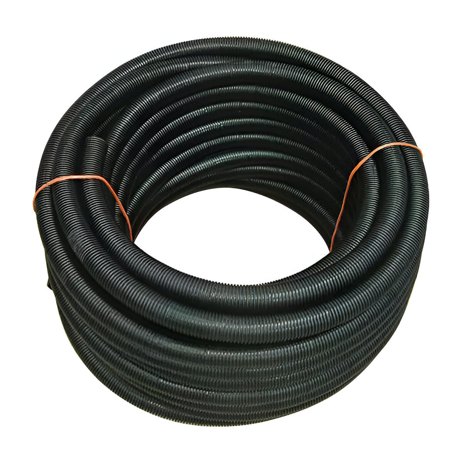 Polypipe Conduit Pipe Coil 15mm | Black Polypropylene UFH Pipe Sleeve | 25m & 50m