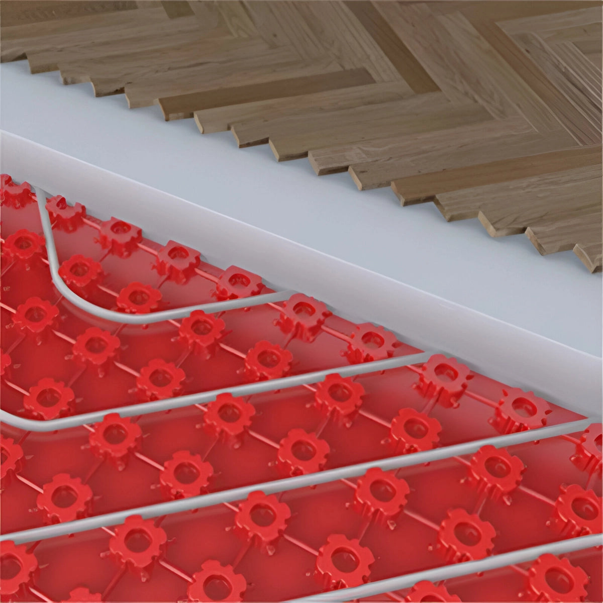 Polypipe Red Floor Panel 1200mm × 1000mm | Screeded UFH Floor System | PB08576