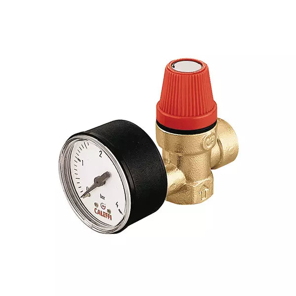 Pressure Relief Valve 6 Bar with Gauge