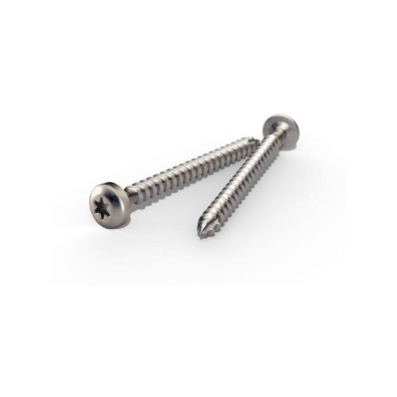Renusol Wood Screw 6mm x 80mm Pan Head SIT30 (R-900305-21) - Single Fixing for Roof Hooks