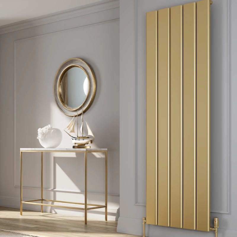 Reina Caldaro A-CDR180062B Brass Effect Vertical Radiator 620mm x 1800mm