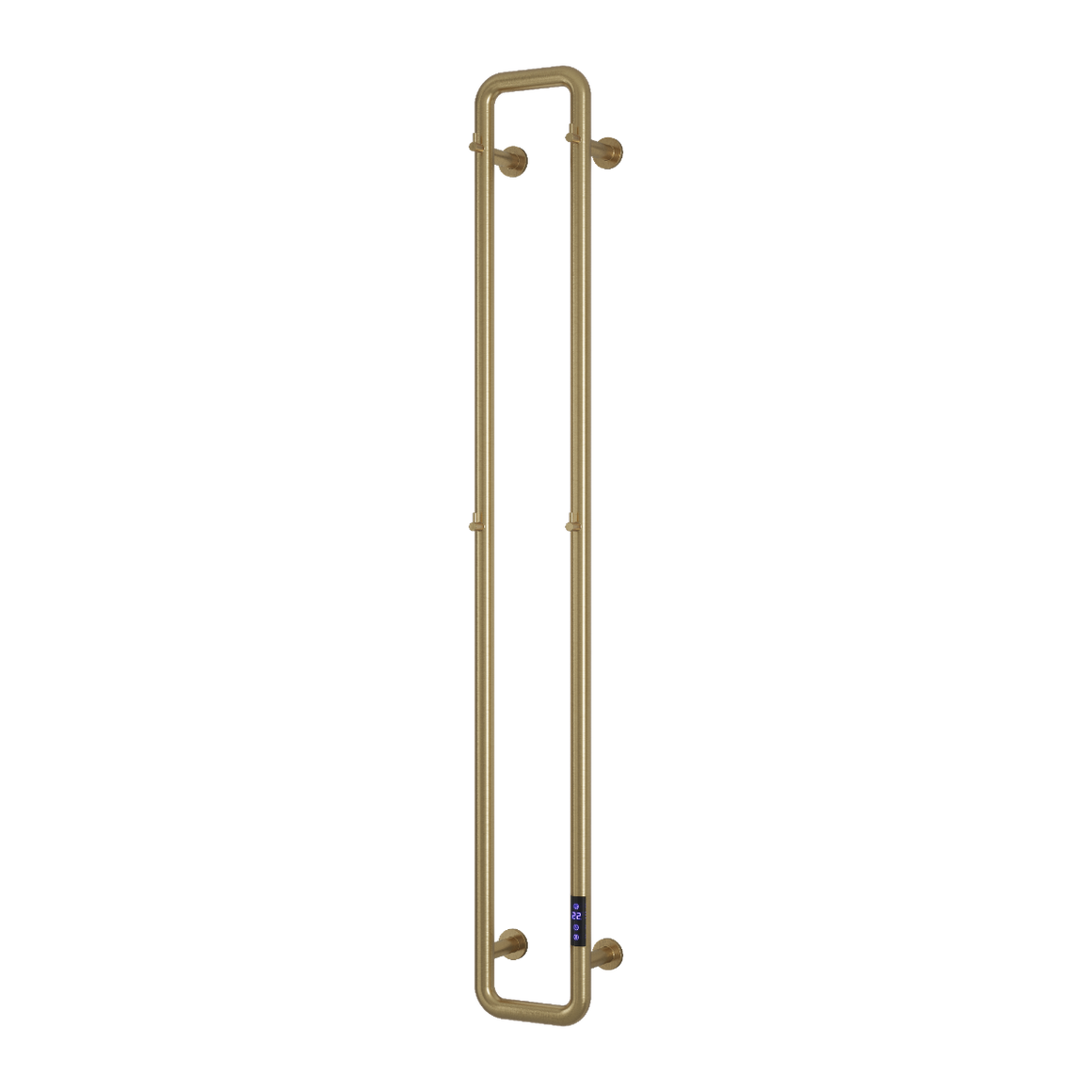 Reina Pelmo EPLOB Brushed Brass Electric Towel Rail 200mm x 1500mm