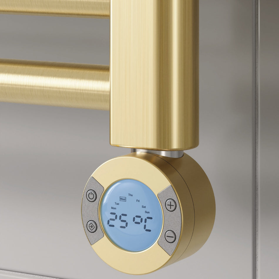 Reina Weekly Thermostatic Control Unit - 7-Day Programmable Electric Radiator Thermostat