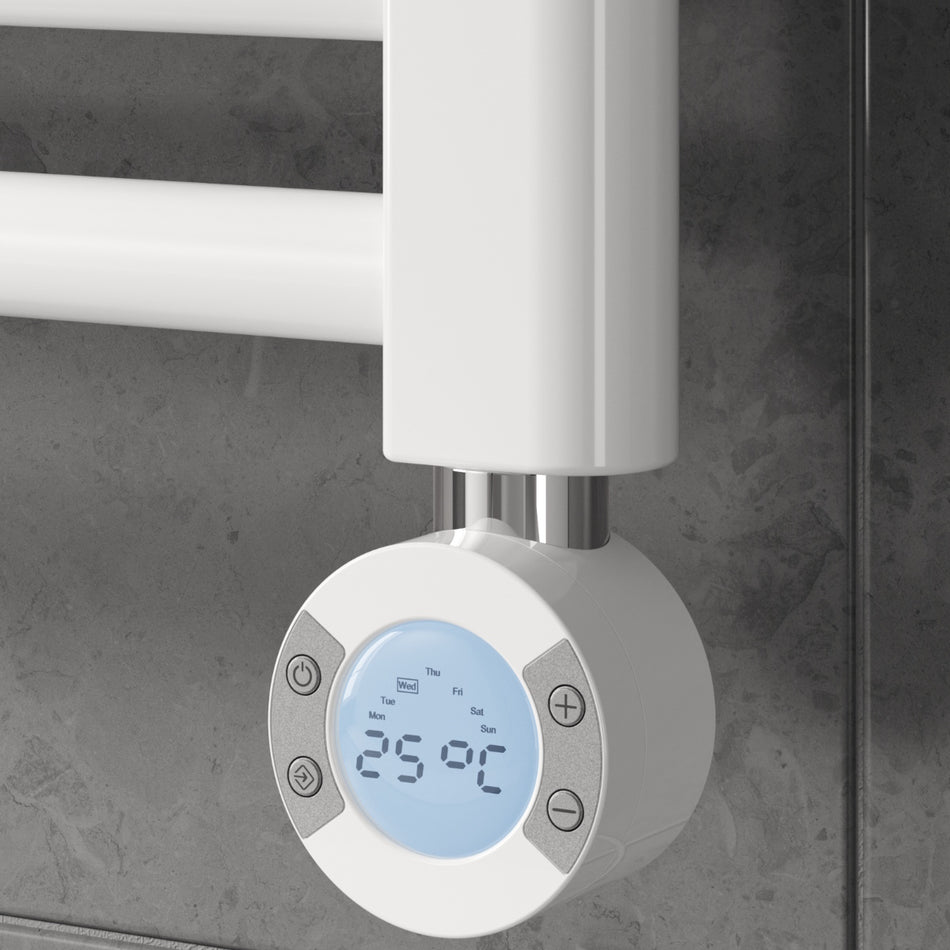 Reina Weekly Thermostatic Control Unit - 7-Day Programmable Electric Radiator Thermostat