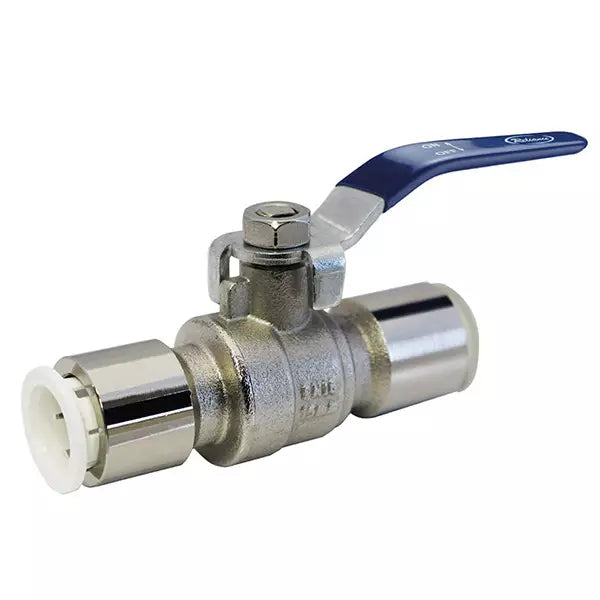 Reliance Full Bore Ball Valve with Push-Fit Connections