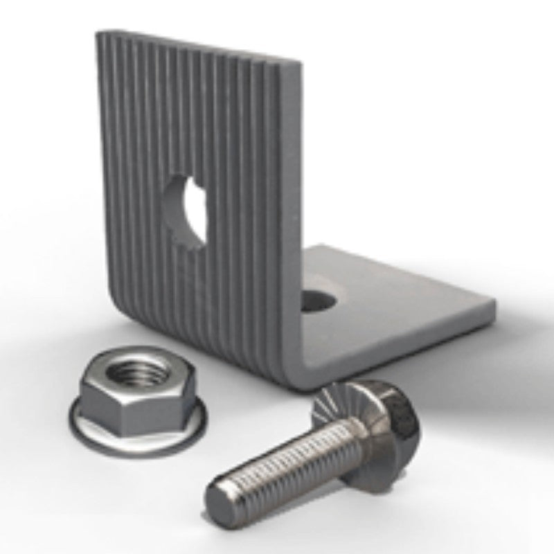 Renusol Vertical Rail Connection Set - M8 Bracket 90Â°