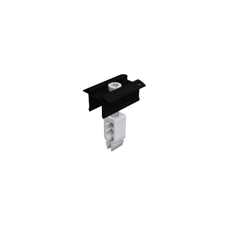 Schletter Mid Clamp Classic Wide 30-40mm Black and Silver