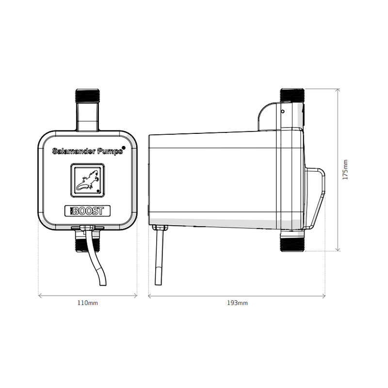 Salamander HomeBoost 1.6 Bar Mains Booster Pump – Intelligent Inline Water Pressure Solution
