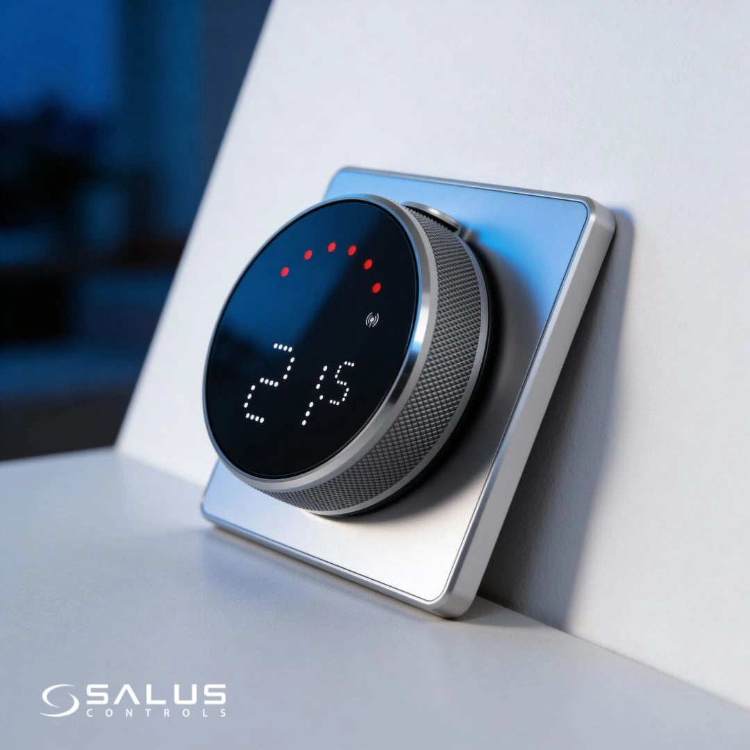 Salus Elypso EL600F Smart Thermostat Zigbee 3.0 Rechargeable UFH Radiator Heating Cooling