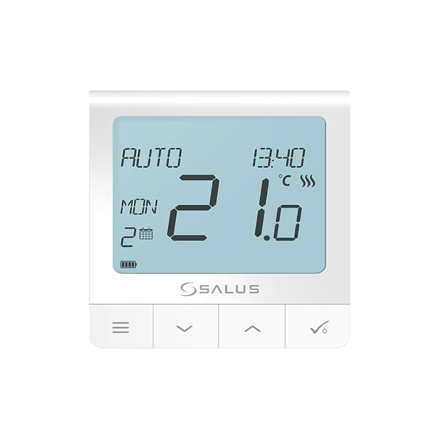 Salus Quantum Hard Wired Thermostat - SQ610 White