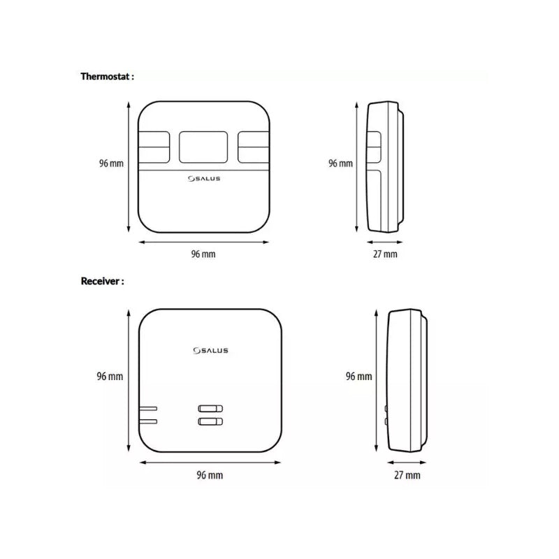 Salus RT310RF Wireless Room Thermostat Kit
