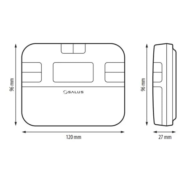 Salus Boiler Plus Room Thermostat with Plug-In Boiler Receiver
