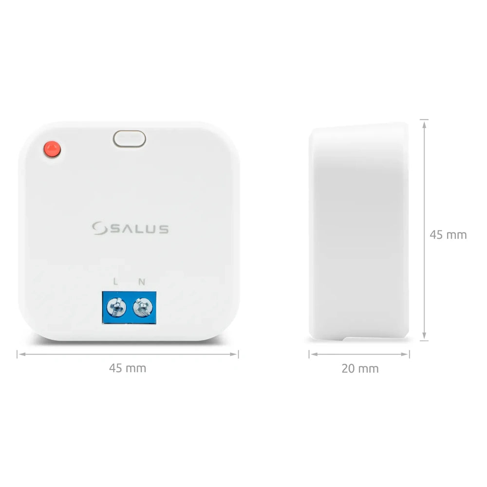 Salus RE600 Zigbee Smart Home Repeater 230V Hardwired Signal Booster