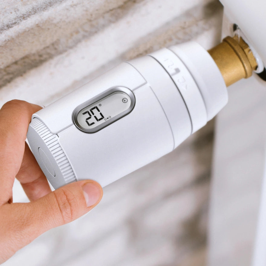 Salus TRV3RF Smart Thermostatic Radiator Valve - Zigbee 3.0, Battery Powered, Super Quiet TRV Head