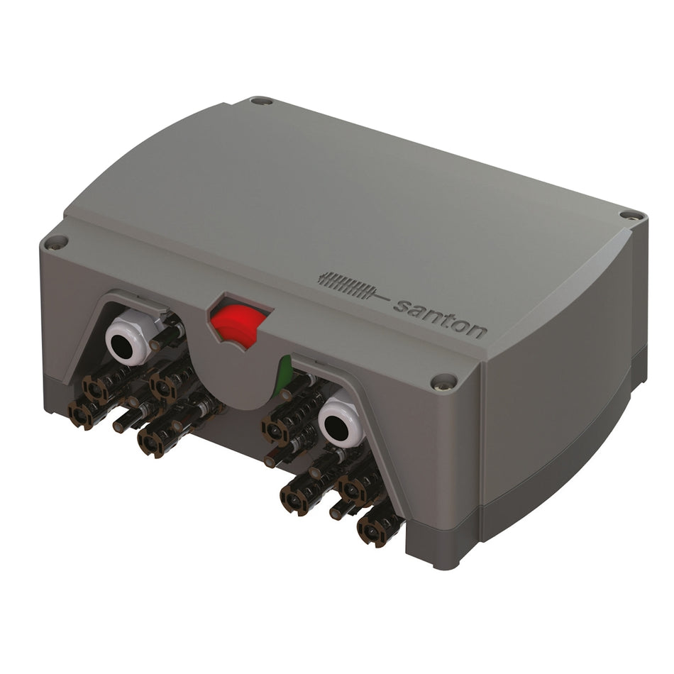 Firefighter Safety Switch 4P 2xMPPT 40A 1000V with MC4 and 1 x M12 Gland