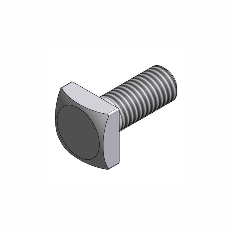 M10 x 25 Square head bolt
