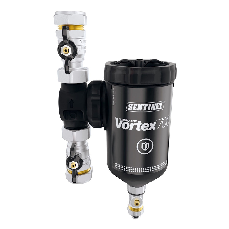 Sentinel Eliminator Vortex 700 Air Source Heat Pump Magnetic Filter - 28mm Valves