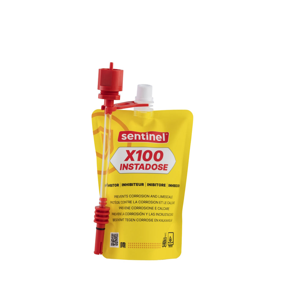 Sentinel X100 InstaDose - Pre-Measured Inhibitor Pouch with Adaptor