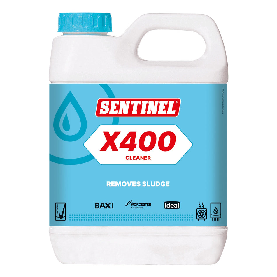 Sentinel X400 Sludge Remover 1 Litre - High Performance Cleaner for Older Systems