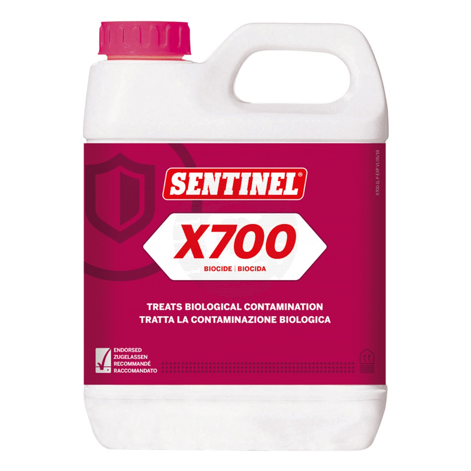 Sentinel X700 Biocide 1 Litre - Underfloor Heating Bacteria & Fungi Protection