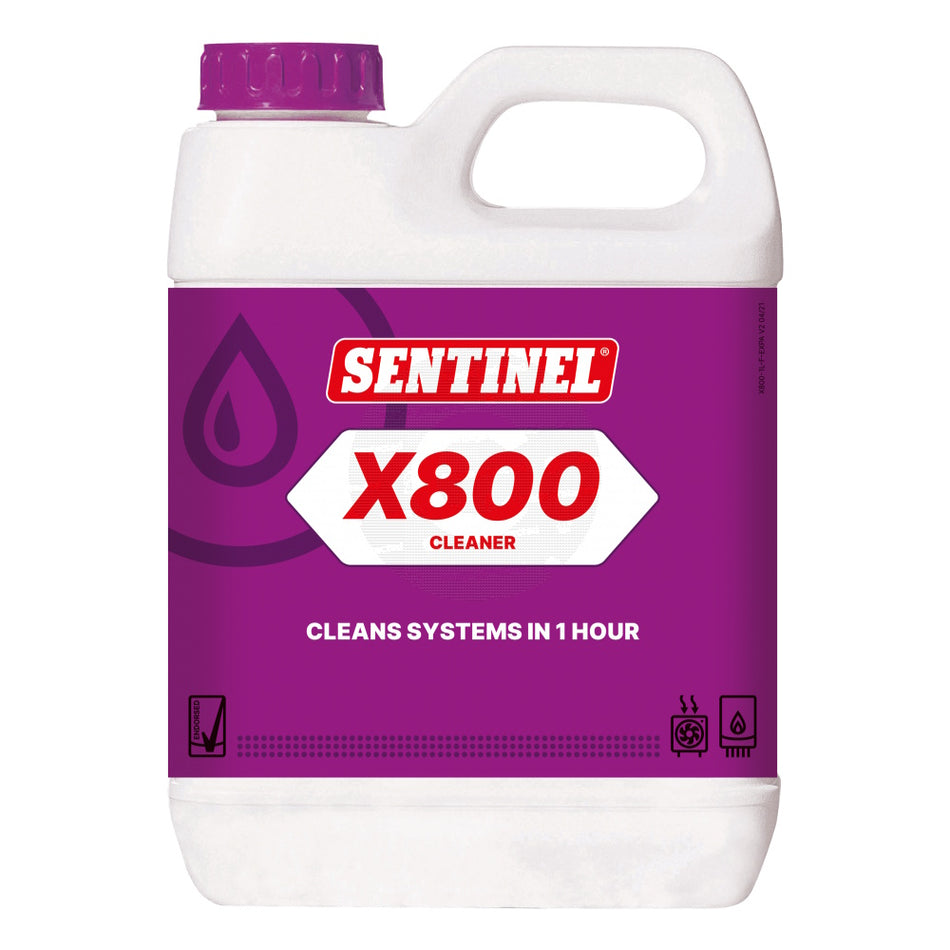 Sentinel X800 Jetflo Powerflush 1 Litre - TripleTech Fast-Acting System Cleaner