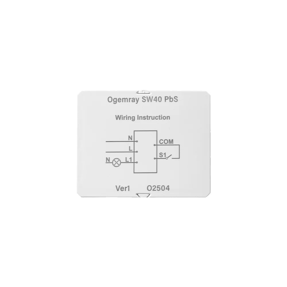 Shelly Ogemray SW40 25A Smart Switch Immersion Heater Control Solar Divert, WiFi, Bluetooth, Power Metering