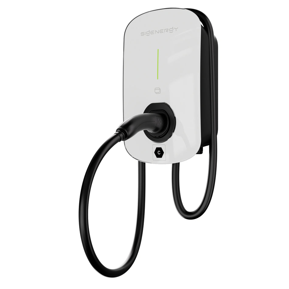 Sigenergy Sigen EV AC Charger 7kW 4G Smart 5m Tethered Type 2 White Single Phase EVSE