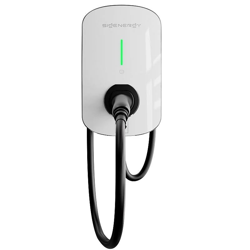 Sigenergy Sigen EV AC Charger 7kW 4G Smart 5m Tethered Type 2 White Single Phase EVSE