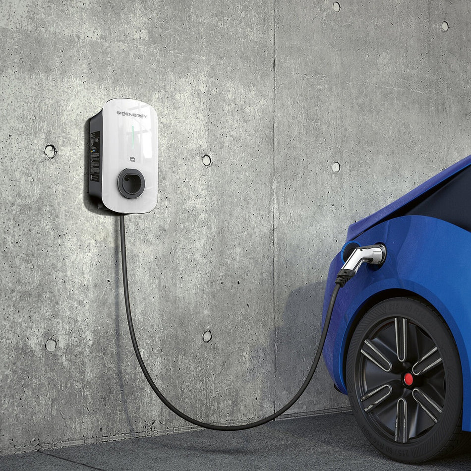 Sigenergy Sigen EV AC Charger 7kW 4G Smart 5m Tethered Type 2 White Single Phase EVSE