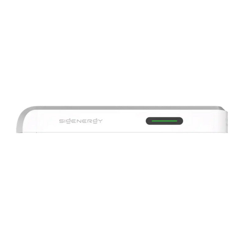 A white Sigenergy controller for SP2 Inverter shown from a side profile view against a solid white background.