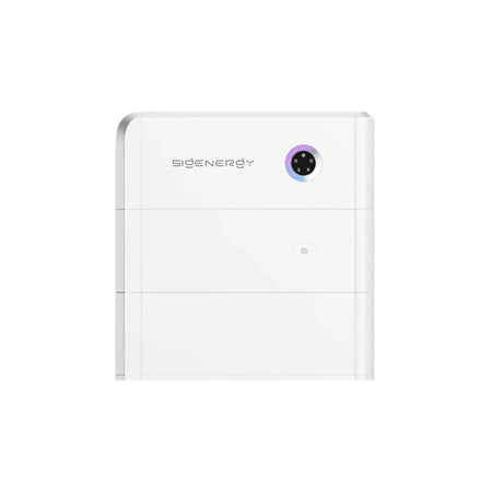 White electronic device with 'Sienergy' branding on a white background