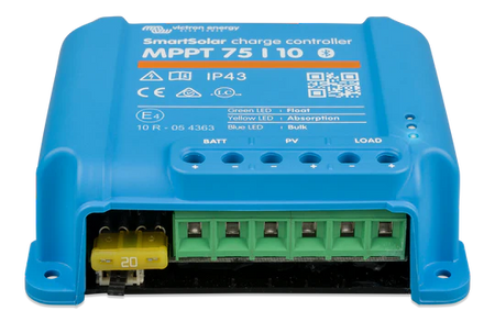 Victron SmartSolar MPPT 75/10 – 10A Solar Charge Controller with Bluetooth