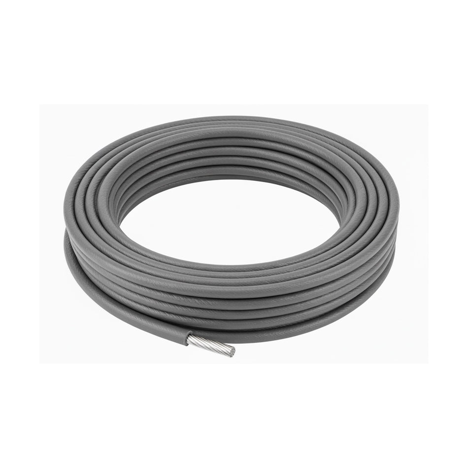 Solar Cable 4mm² Single-Core DC Cable - 100m Grey