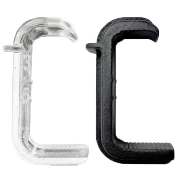 EnviroGuard Solar Spike Fixing Clips 30mm and 35mm – Black