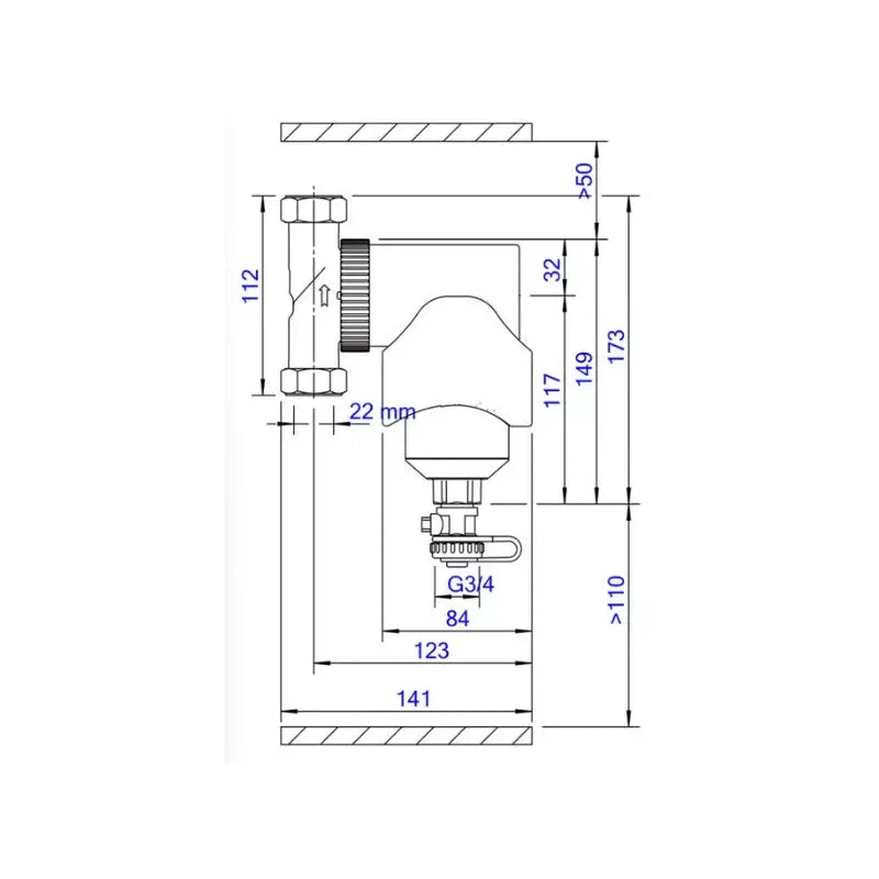 Spirotech SpiroTrap MB3 22mm Magnetic Dirt Separator UE022WJ