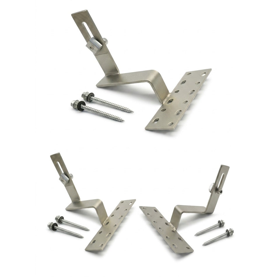Fastensol Pan Tile Roof Hook (Landscape) TH06 — Stainless Steel Solar Mounting Hook