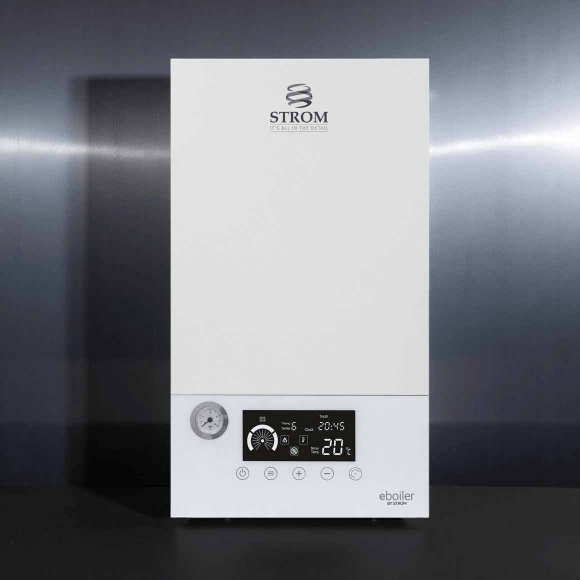 Strom 14.4kW Electric Heat-Only Boiler with 200L Pre-Plumbed Indirect ...
