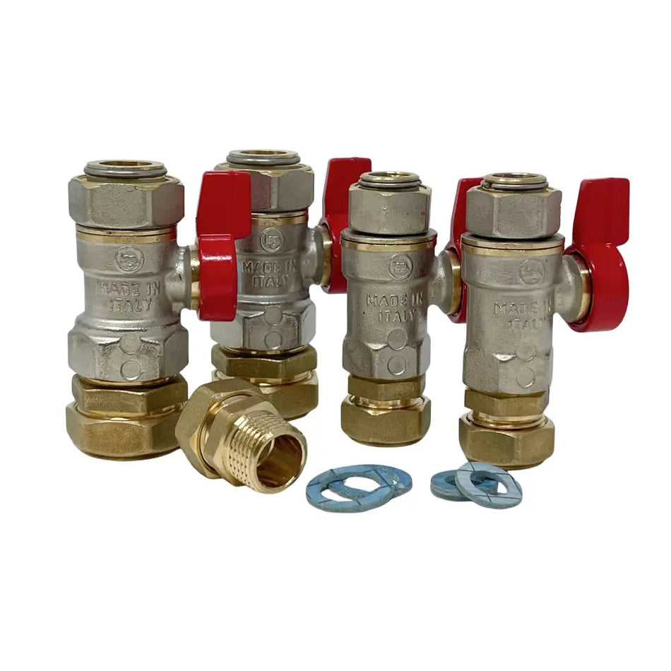 Strom Fittings Pack for Combi Boilers - Isolation Valve Kit for Strom Electric Combi & AuraHeat Stored Combi Boilers