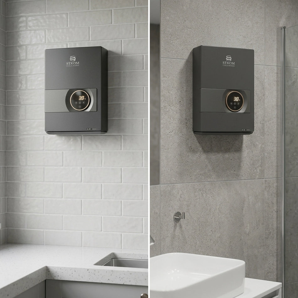 Strom Touch Screen Instantaneous Electric Water Heater 9kW 11kW 13.5kW Single Phase Multipoint