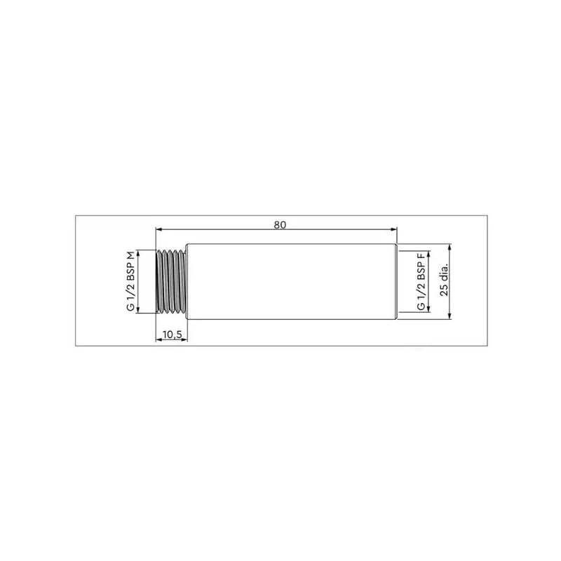 Stuart Turner Mini Catalytic Water Conditioner ½" BSP – 3–14 L/min Single Point Limescale Prevention