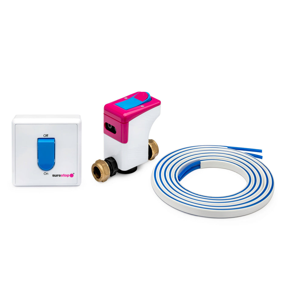 Surestop Compression Remote Stopcock 15 & 22mm | SS/15/RCL, SS/22/RCL