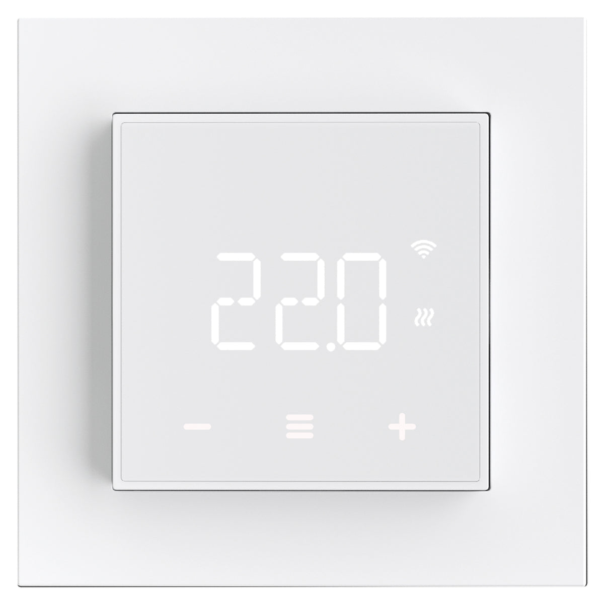 ThermoSphere T-MO Electric Heating Thermostat – White, Wi-Fi, BLE, 16A, ZeroX, 5-Year Warranty