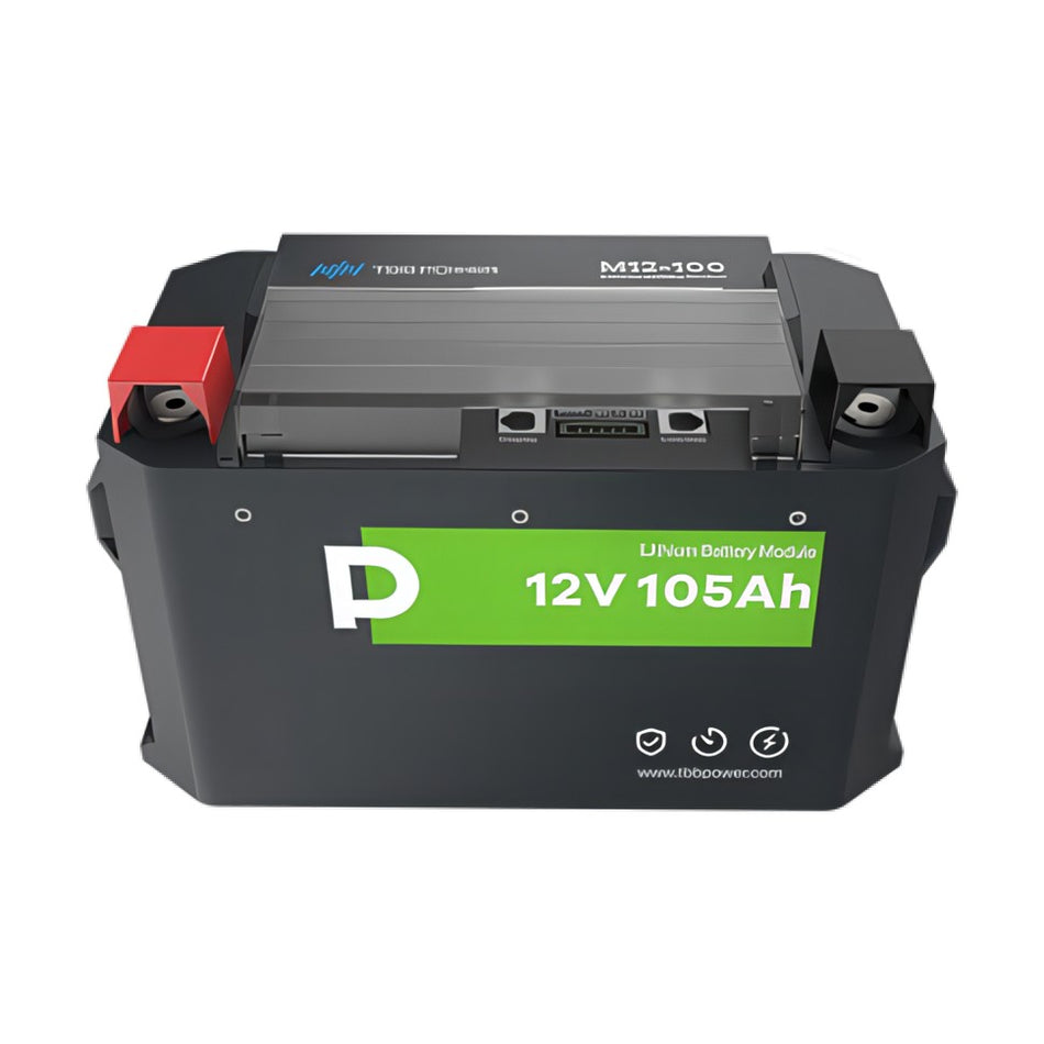 TBB Power 105Ah 12V LiFePO4 Lithium Battery with Heating & 200A BMS - Leisure, Solar & Off-Grid