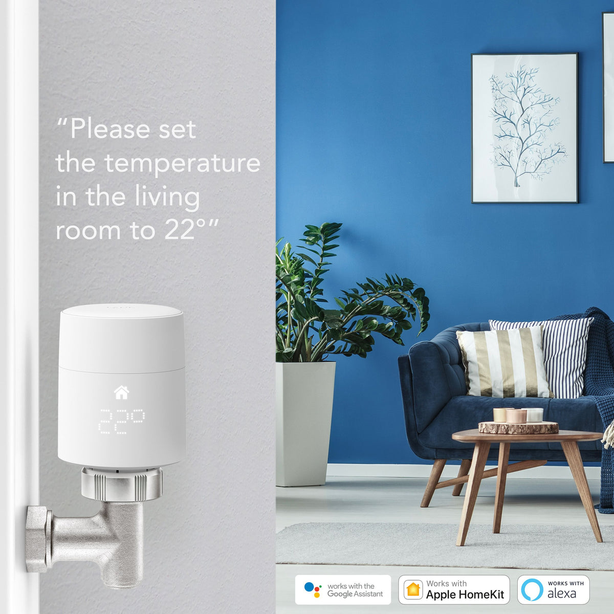 Tado° Smart Radiator Thermostat V3+ – Quattro Pack (4 Units) White, App + Voice Control, Room-by-Room Scheduling
