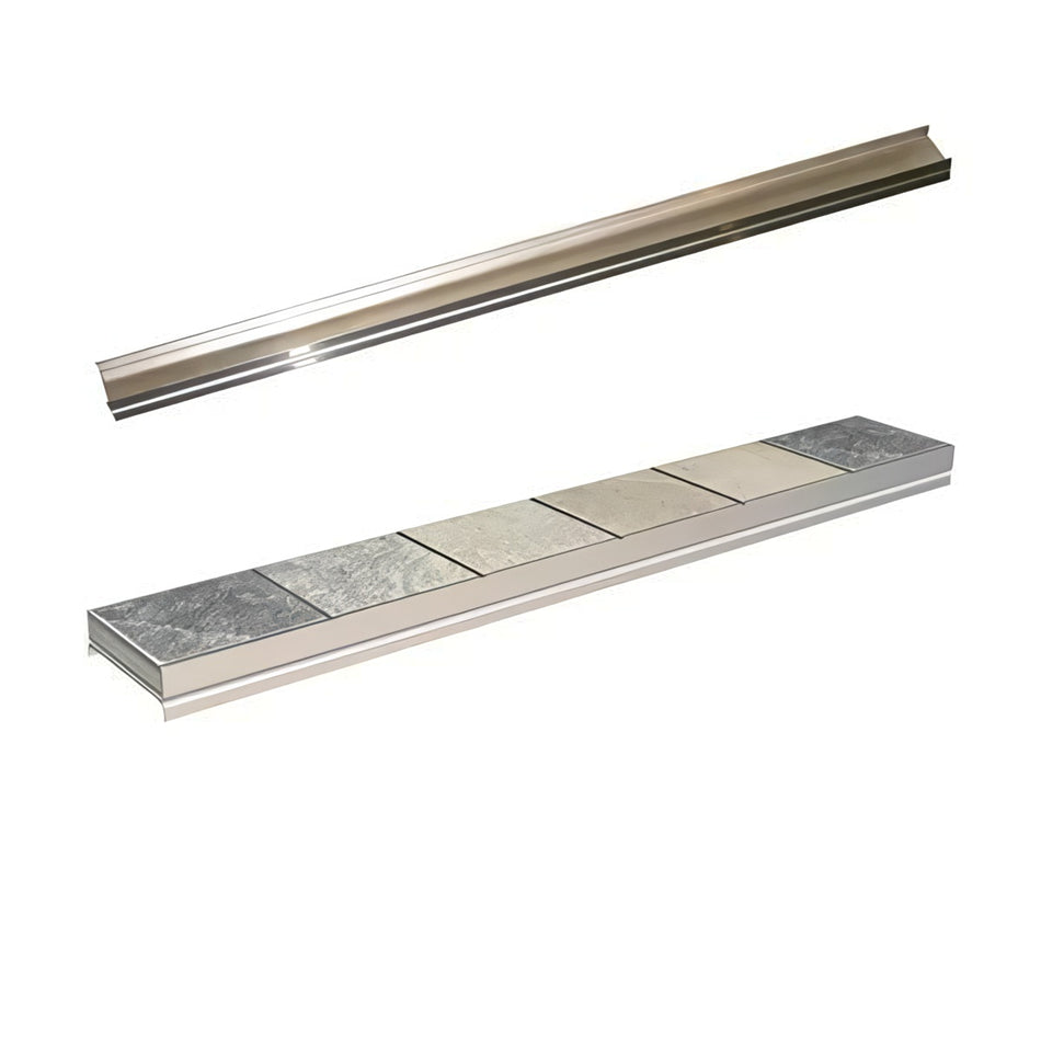 Taurus Linear Tileable Drain Cover 600mm | Invisible Drain Finish | For Taurus Wet Room Tray Formers