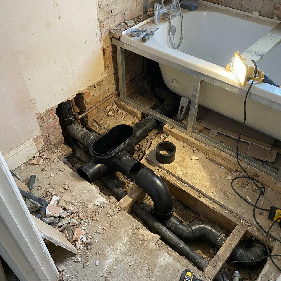 Taurus 2-2 Universal Linear Waste Trap | Full-Bore 50mm | High Flow | For XPS Wet Room Tray Formers