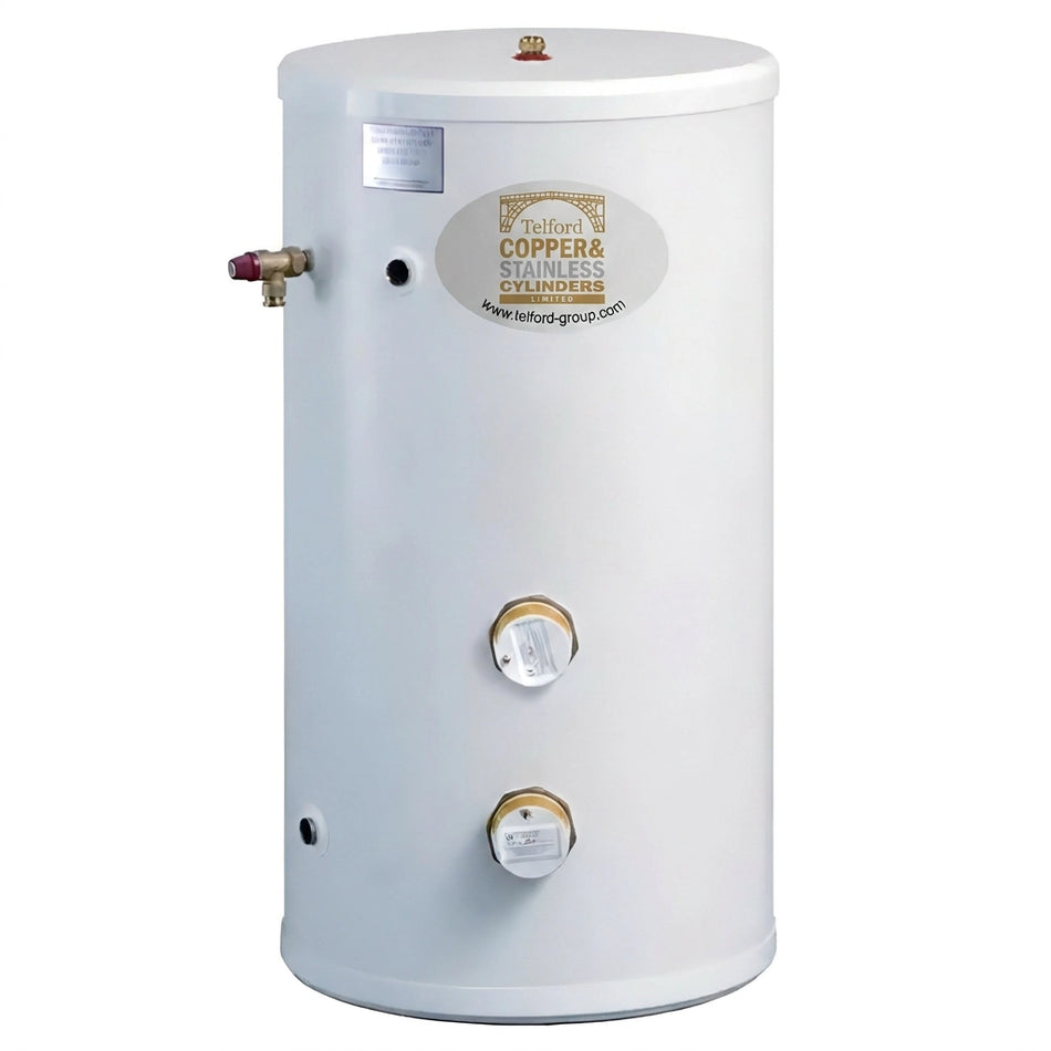 Telford Hurricane Indirect Unvented Hot Water Cylinder – 90 / 125 / 150 / 170 / 200 / 250 / 300 Litre