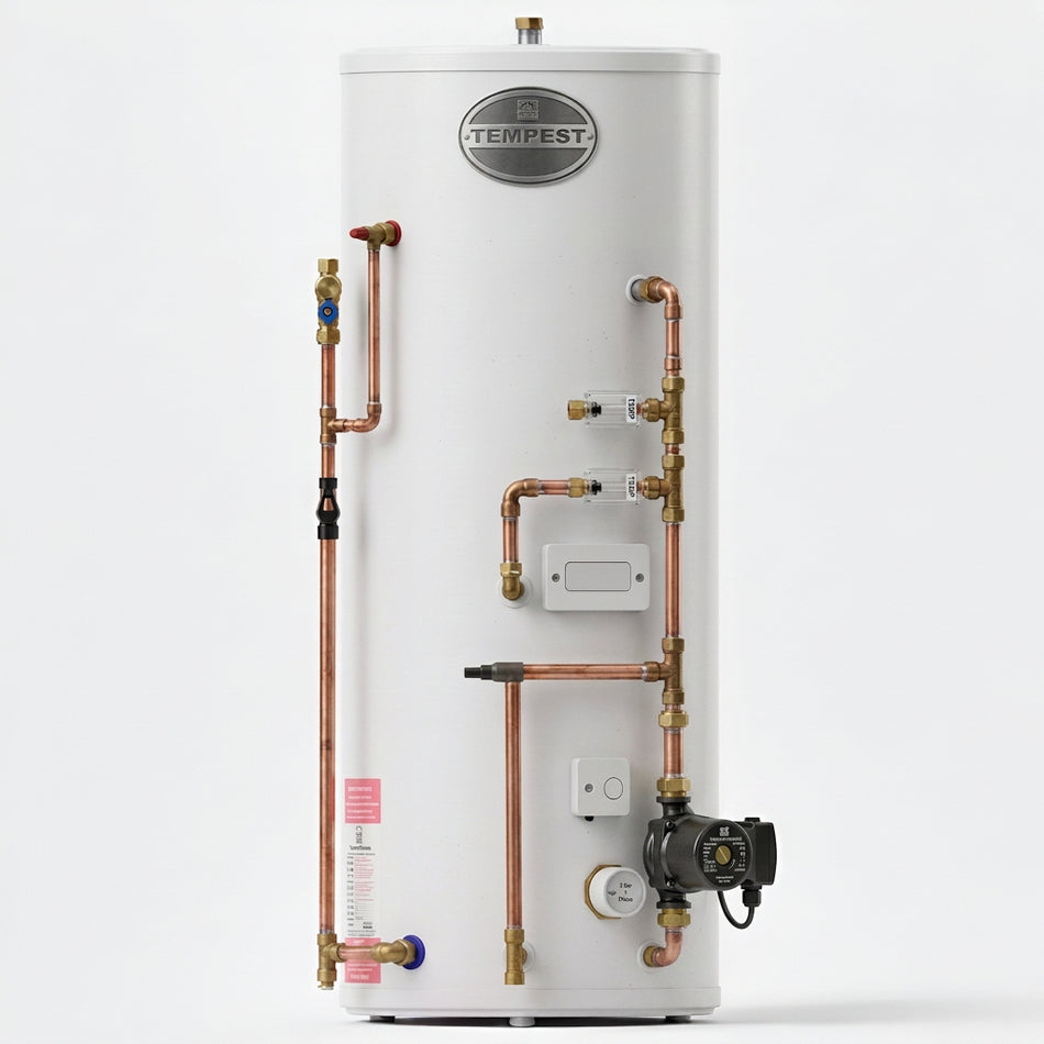 Telford Tempest 400L Pre-Plumbed S-Plan Cylinder | TSMI/SPLAN