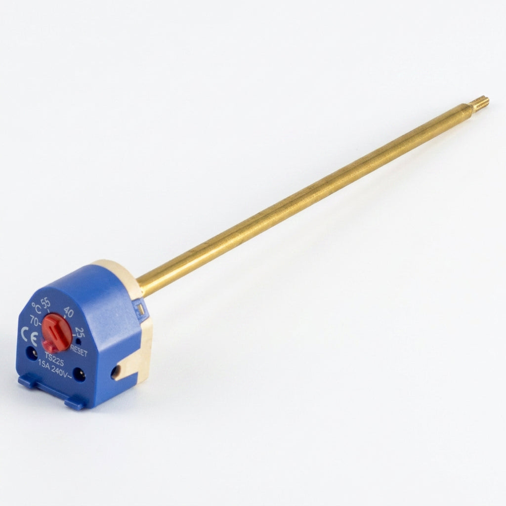 Tesla Resettable Dual Safety Thermostat Rod Type - 7 to 18 inch, 15A, TS220 TS225 TS230